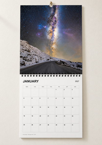 a Wild Skys 2027 New Zealand Astro Calendar Pre order