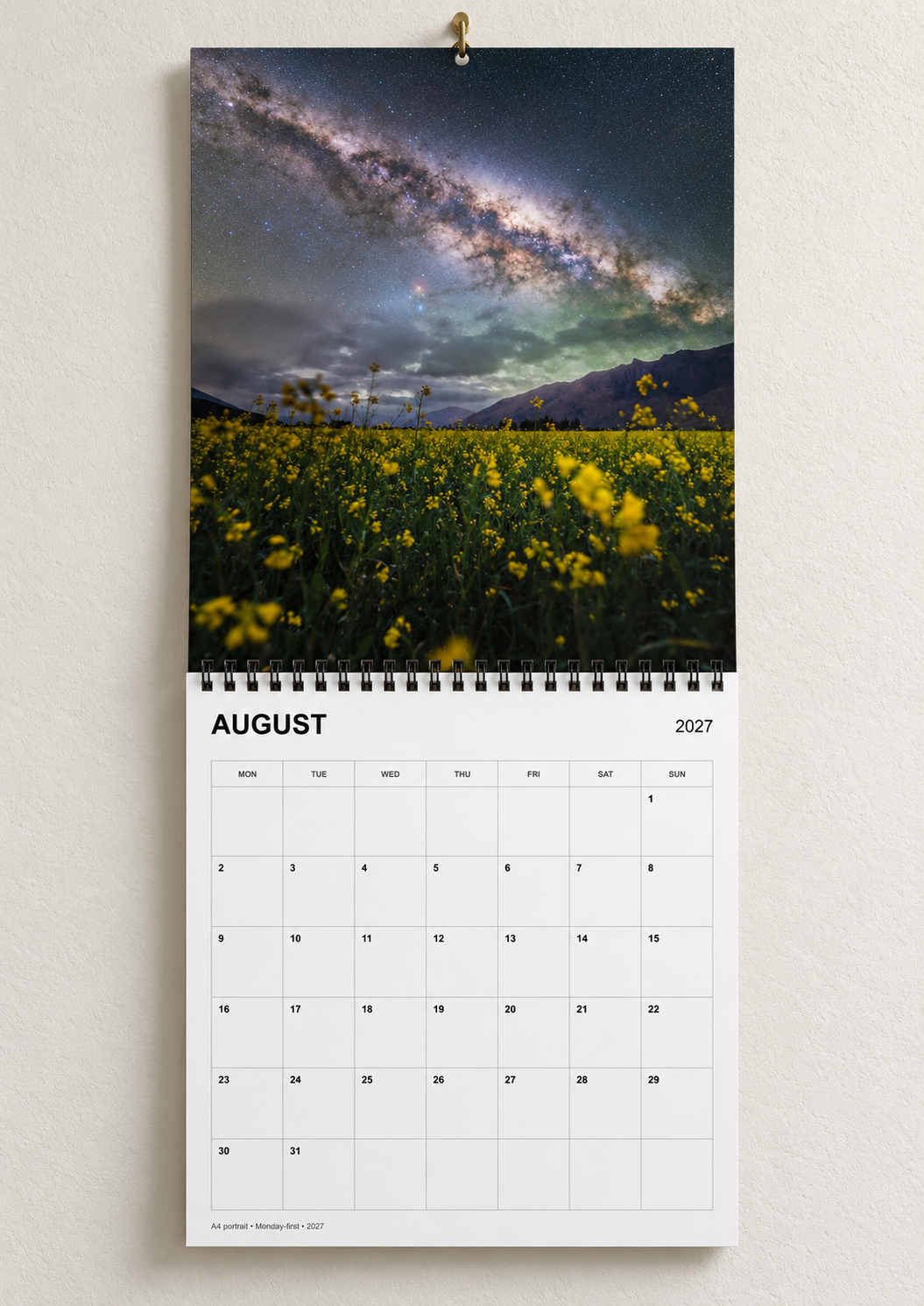 a Wild Skys 2027 New Zealand Astro Calendar Pre order